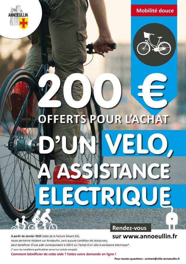 Aide pour achat vélo électrique Ville d'Annoeullin
